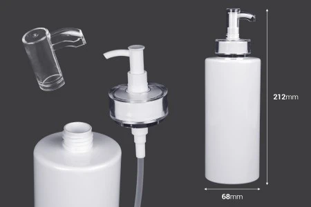 PET flaša od 500mL sa pumpicom za kreme (PP24) i poklopcem - 6 kom-2