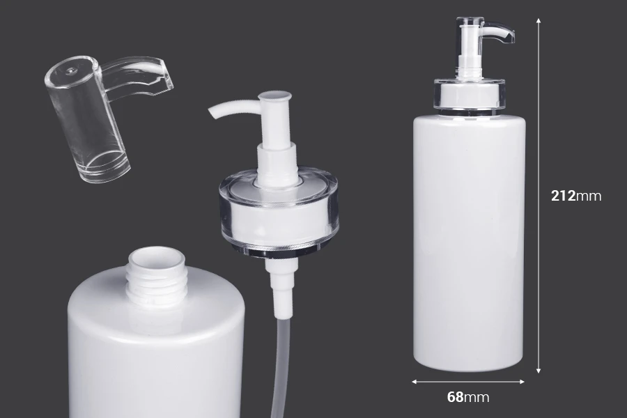 PET flaša od 500mL sa pumpicom za kreme (PP24) i poklopcem - 6 kom PET flaša od 500mL sa pumpicom za kreme (PP24) i poklopcem - 6 kom