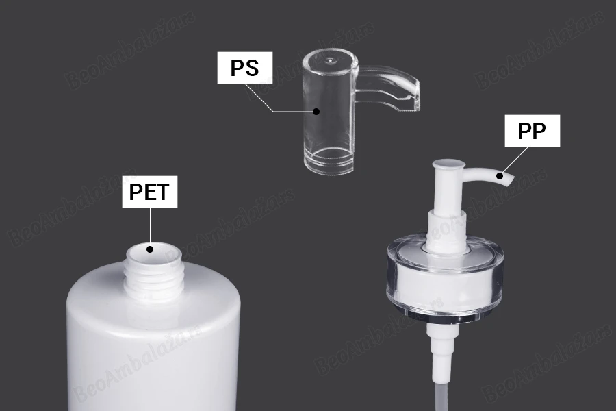 PET flaša od 500mL sa pumpicom za kreme (PP24) i poklopcem - 6 kom-grupa_slika