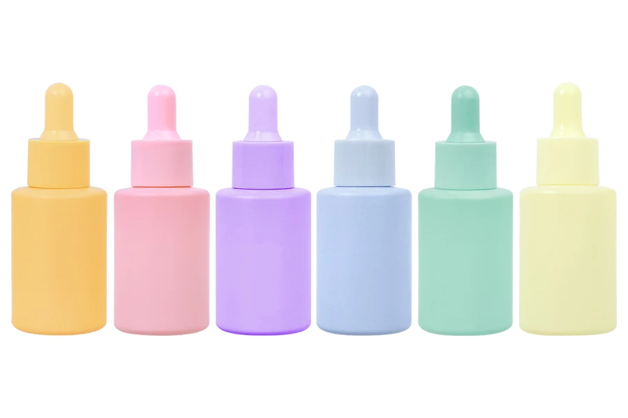 Staklena bočica od 30mL sa pipetom u MAT pastelnim bojama Staklena bočica od 30mL sa pipetom u MAT pastelnim bojama