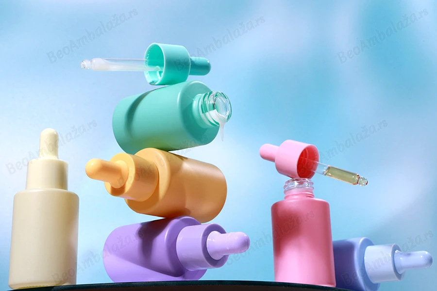 Staklena bočica od 30mL sa pipetom u MAT pastelnim bojama-grupa_slika