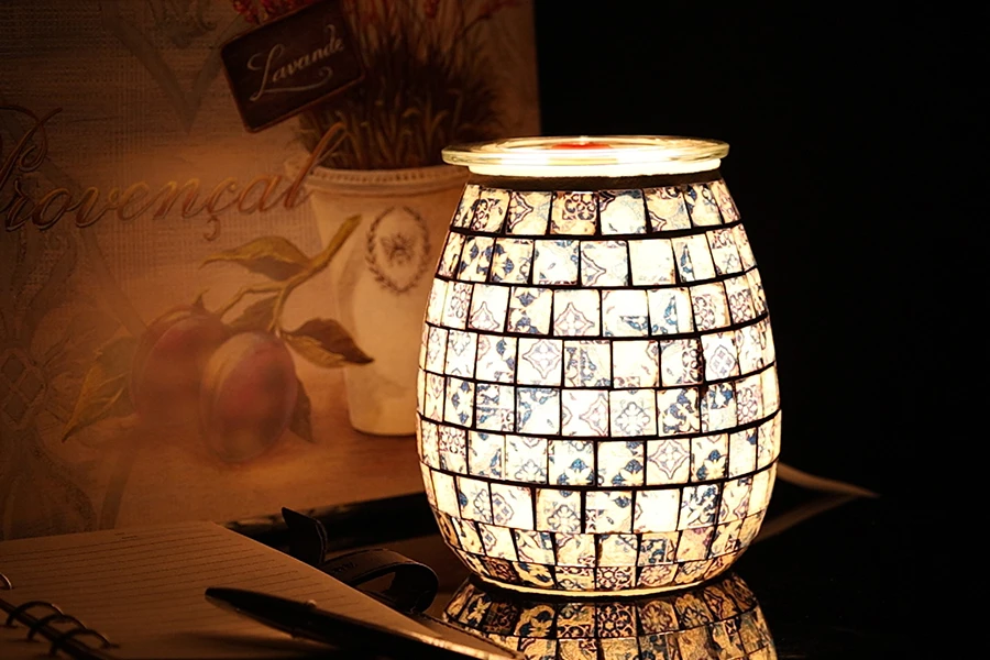 Električni stakleni osveživač prostora sa svetlom za sagorevanje aromatičnih voskova i ulja (radi sa lampom)-grupa_slika