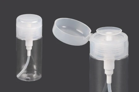 Plastična flašica 120mL sa pumper pumpicom za preparate za uklanjanje šminke - 12 kom-1