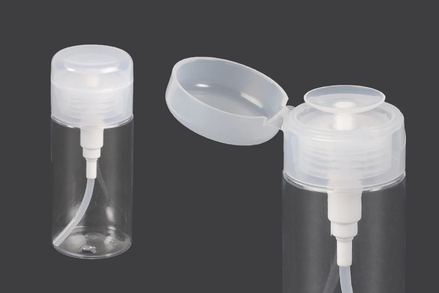 Plastična flašica 120mL sa pumper pumpicom za preparate za uklanjanje šminke - 12 kom Plastična flašica 120mL sa pumper pumpicom za preparate za uklanjanje šminke - 12 kom