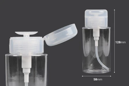 Plastična flašica 200mL sa pumper pumpicom za preparate za uklanjanje šminke - 12 kom-2