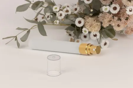 Peskirana staklena bočica 10mL sa aluminijumskim sprejom i plastičnim zatvaračem - 6 kom-3