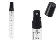 Providna staklena bočica 10mL sa graduacijom, sa plastičnim sprejom i zatvaračem - 6 kom-slika_proizvoda