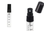 Providna staklena bočica 5mL sa graduacijom, sa plastičnim sprejom i zatvaračem - 6 kom-slika_proizvoda