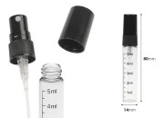 Providna staklena bočica 5mL sa graduacijom, sa plastičnim sprejom i zatvaračem - 6 kom-dimenzije_slike