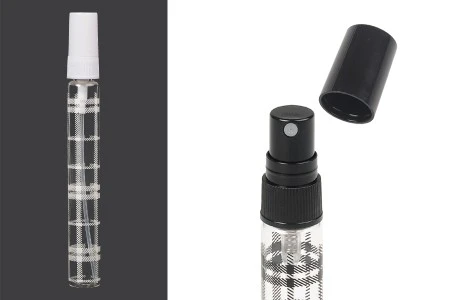 Staklena bočica 10mL sa plastičnim sprejom i zatvaračem - 6 kom-1