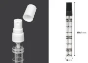 Staklena bočica 10mL sa plastičnim sprejom i zatvaračem - 6 kom Staklena bočica 10mL sa plastičnim sprejom i zatvaračem - 6 kom