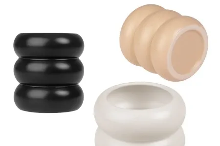 Dekorativna keramička posuda za sveće 82x88 mm u raznim bojama-1