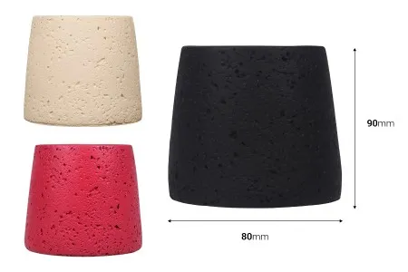 Dekorativna posuda od cementa 90x80 mm, više boja-2
