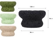 Dekorativna posuda od cementa 120x70 mm, više boja Dekorativna posuda od cementa 120x70 mm, više boja