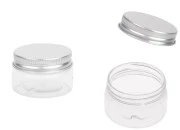 Providna PET kutijica 30mL sa srebrnim aluminijumskim zatvaračem sa zaptivkom - 12 kom Providna PET kutijica 30mL sa srebrnim aluminijumskim zatvaračem sa zaptivkom - 12 kom