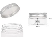 Providna PET kutijica 30mL sa srebrnim aluminijumskim zatvaračem sa zaptivkom - 12 kom Providna PET kutijica 30mL sa srebrnim aluminijumskim zatvaračem sa zaptivkom - 12 kom