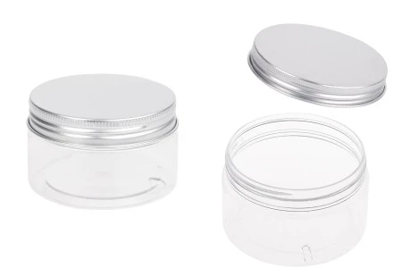 Providna PET kutijica 100mL sa srebrnim aluminijumskim zatvaračem sa zaptivkom - 12 kom-1