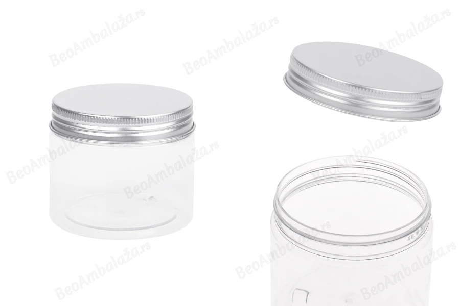 Providna PET kutijica 150mL sa srebrnim aluminijumskim zatvaračem sa zaptivkom - 12 kom-slika_proizvoda