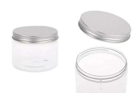 Providna PET kutija 300mL sa srebrnim aluminijumskim zatvaračem sa zaptivkom - 6 kom-1