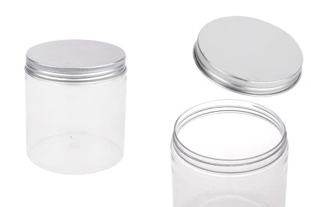 Providna PET kutija 500mL, sa srebrnim aluminijumskim zatvaračem sa zaptivkom - 6 kom-1