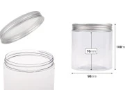 Providna PET kutija 500mL, sa srebrnim aluminijumskim zatvaračem sa zaptivkom - 6 kom