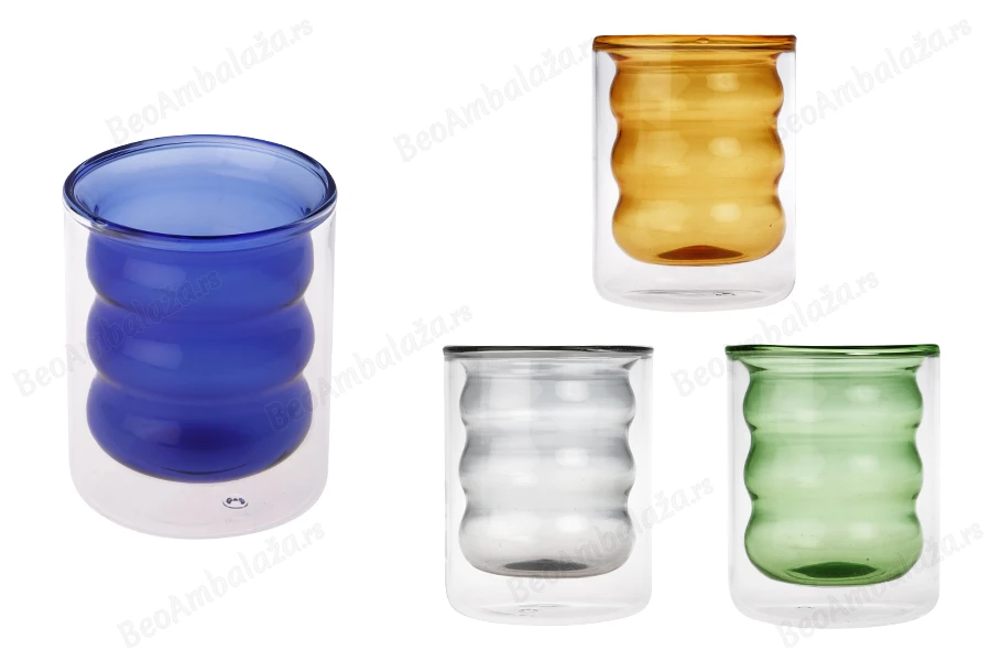 Dvostruka staklena tegla 200 mL za sveću (75x93 mm) u raznim bojama-slika_proizvoda