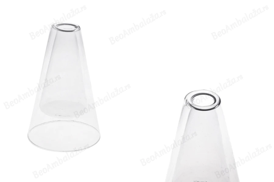 Staklena posuda 155 mL dvokomorna (95x150 mm) od duvanog stakla, pogodna za osveživače prostora, providna-slika_proizvoda