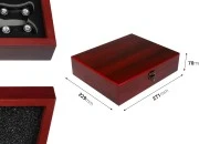 Set pribora za vino u drvenoj kutiji (9 komada)