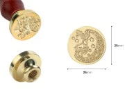 Žig za vosak prečnika 25mm, više dizajna Žig za vosak prečnika 25mm, više dizajna