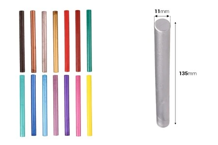 Vosak za voštane pečate 11x135 mm za toplotni pištolj, u raznim bojama - 10 kom-2