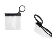 Poluprovidna kesica (PVC) 60x60 mm sa crnim patent (zip) zatvaračem - 12 kom Poluprovidna kesica (PVC) 60x60 mm sa crnim patent (zip) zatvaračem - 12 kom