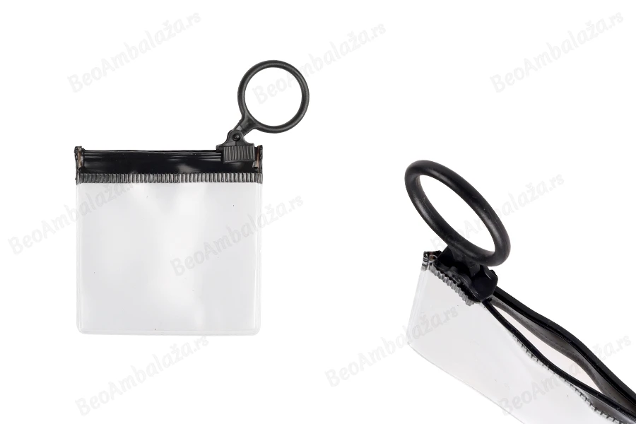 Poluprovidna kesica (PVC) 60x60 mm sa crnim patent  (zip) zatvaračem - 12 kom-slika_proizvoda