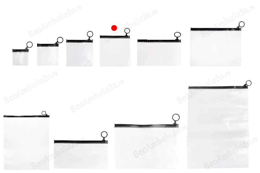 Poluprovidna kesica (PVC) 120x120 mm sa crnim patent  (zip) zatvaračem - 12 kom-grupa_slika
