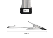 Metalna kuka sa crnim klipom 110x38 mm-dimenzije_slike