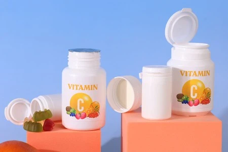 Bela plastična kutijica 100mL sa sigurnosnim klik poklopcem za pilule i kapsule-3