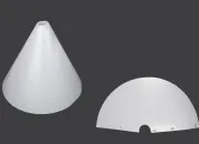 PVC konus za korigovanje odsjaja proizvoda na fotografijama 360x350 mm PVC konus za korigovanje odsjaja proizvoda na fotografijama 360x350 mm-slika_proizvoda