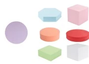 Penasti geometrijski oblici - rekviziti za fotografije (6 kom/set) u raznim bojama Penasti geometrijski oblici - rekviziti za fotografije (6 kom/set) u raznim bojama