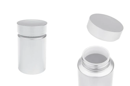 Plastična srebrna PET kutijica 100mL za lekove i kapsule - 12 kom-1