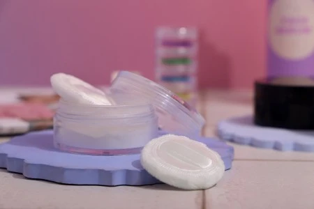 Akrilna kutijica 30mL sa rešetkicom za puder - 12 kom-5