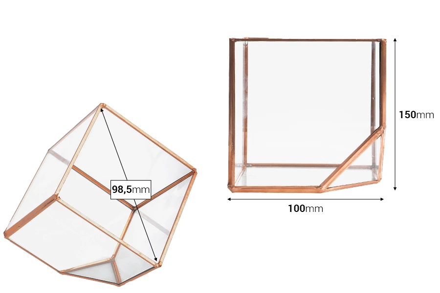 Kockasti ukrasni stakleni svećnjak-dimenzije_slike