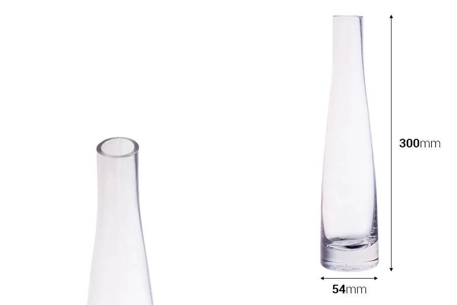 Ukrasna staklena flaša sa oblinama 240mL Ukrasna staklena flaša sa oblinama 240mL