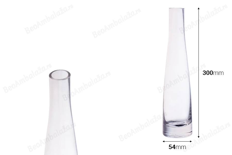 Ukrasna staklena flaša sa oblinama 240mL-dimenzije_slike