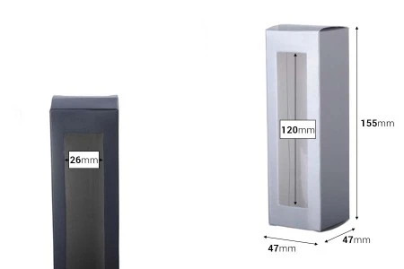 Papirna kutija sa prozorom 47x47x155mm - 20 kom-2