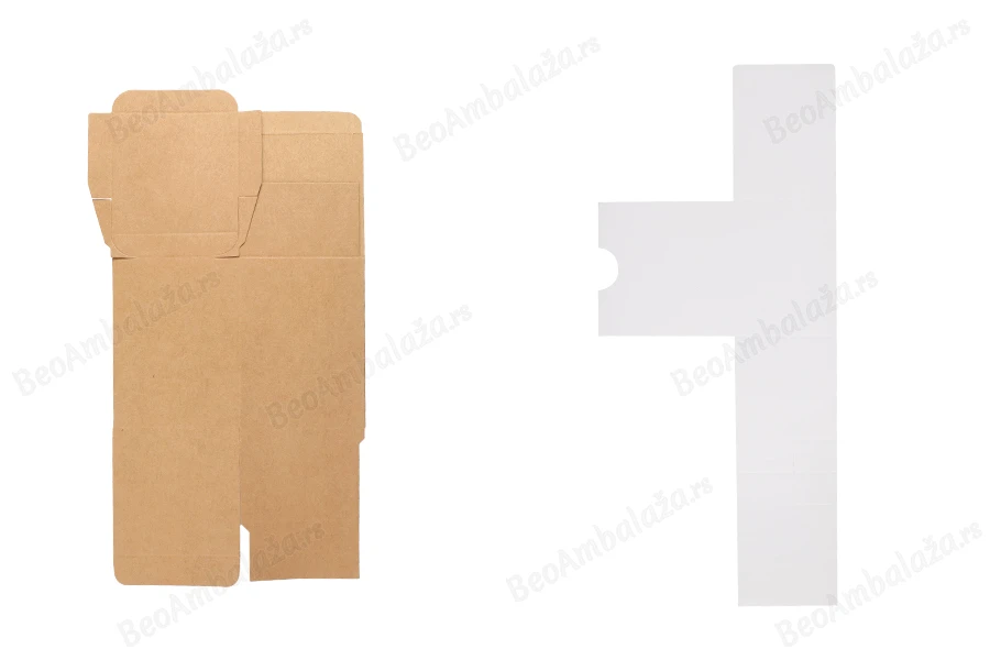 Kraft braon kutija 70x70x95mm, sa belim unutrašnjim kartonskim dodatkom - 50 kom-grupa_slika