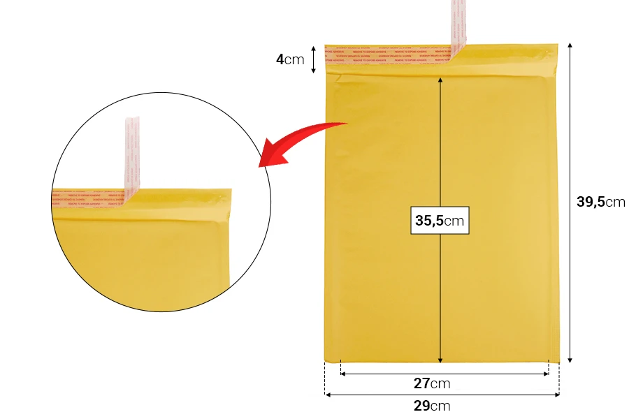 Koverta sa pucketavom folijom 29x36cm - 10 kom-dimenzije_slike