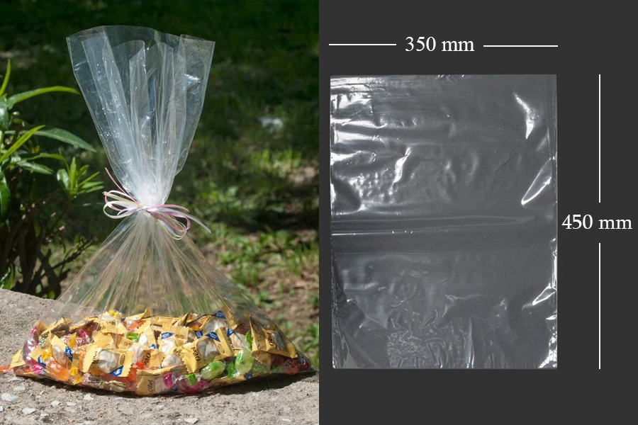 Kesice providne 350x450 mm za pakovanje hrane – 100 komada Kesice providne 350x450 mm za pakovanje hrane – 100 komada