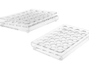 Stalak (postolje) od pleksiglasa 165x120x28mm - 24 otvora prečnika 18mm Stalak (postolje) od pleksiglasa 165x120x28mm - 24 otvora prečnika 18mm