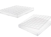 Stalak (postolje) od pleksiglasa 264x232x26mm - 56 otvora prečnika 27,5mm Stalak (postolje) od pleksiglasa 264x232x26mm - 56 otvora prečnika 27,5mm