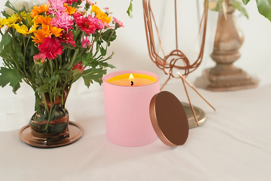 Staklena tegla 300mL, sa metalnim poklopcem i gumicom u više boja-grupa_slika