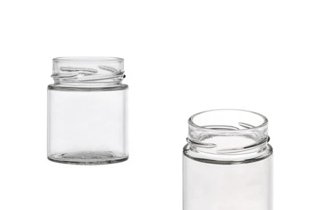 Staklena okrugla tegla 156mL Plus* (za T.O. 58 Deep zatvarač) - bez zatvarača-1